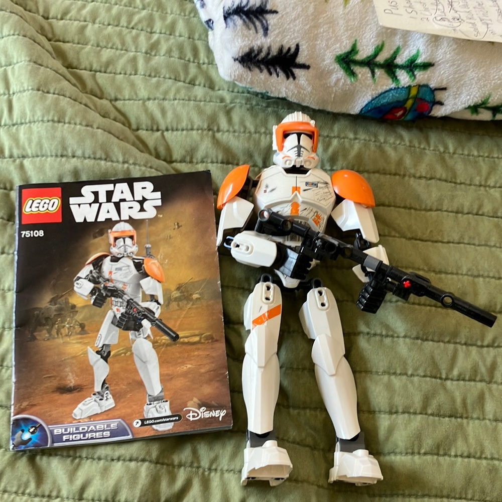 Lego Star Wars Prebuilt Commander Cody Buildable figure with instructions